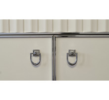 Двухдверная витрина для посуды Gravita (Гравита) GRAV-13 слоновая кость